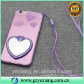 China supplier mirror heart cover for vivo x5 max tpu protective back case cover